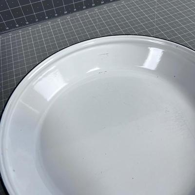 Set of Black & White ,  Enamel 