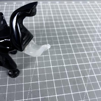 Carved Black Elephant STONE