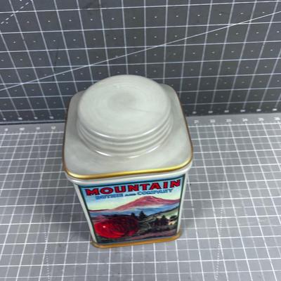Vintage Canister Jar COFFEE Onida Vintage Label Collection. 
