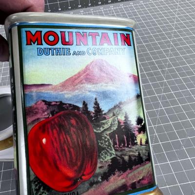 Vintage Canister Jar COFFEE Onida Vintage Label Collection. 