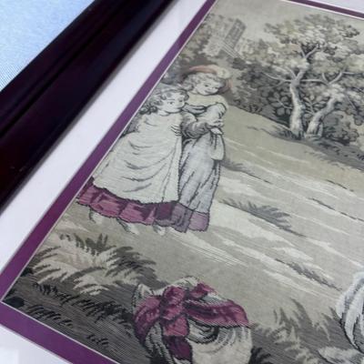 Framed Tapestry under GLASS 