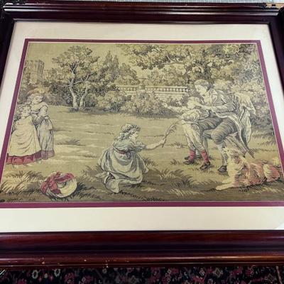 Framed Tapestry under GLASS 