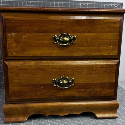 1 -  Maple Colonial Night Stand 1 Drawer