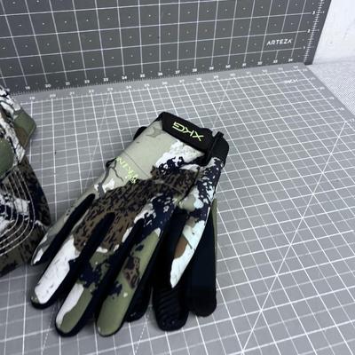 Kings CAMO Glove and Hat Combo set with Large  Gloves MEN'S 
