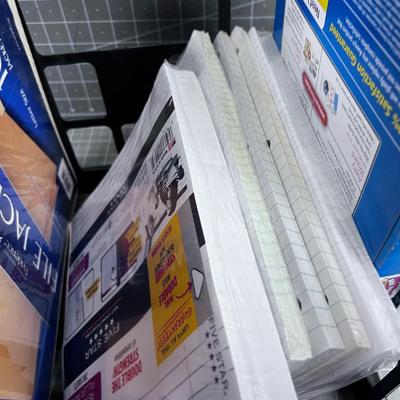 Crate of Paper and Folders Supply 