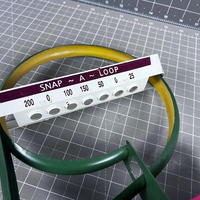 Vintage Snap a Loop Marble Game Metal 