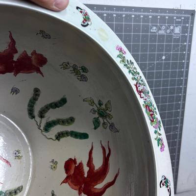 KOI Bowl Planter w/Stand Chinese