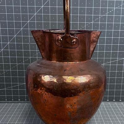 Hammered Copper Water Jug