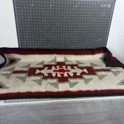 Navajo Blanket; Rust Brown Sand Colors 