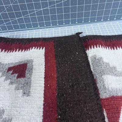 Navajo Blanket; Rust Brown Sand Colors 