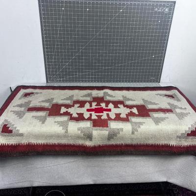 Navajo Blanket; Rust Brown Sand Colors 