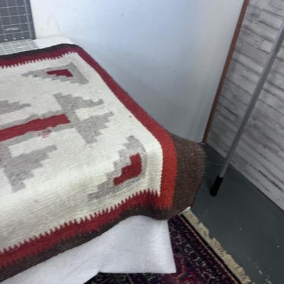 Navajo Blanket; Rust Brown Sand Colors 