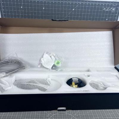 Sun Rise Satin Nickel Bath Set Shower Head 