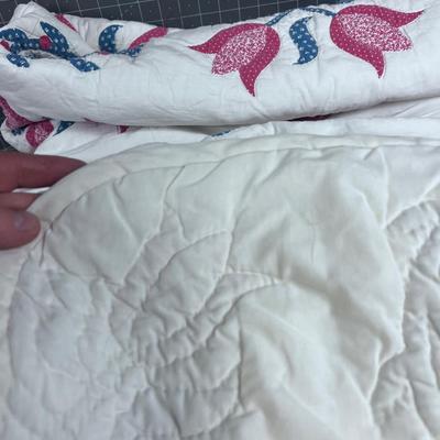 Screen Printed Vintage Quilted Comforted
