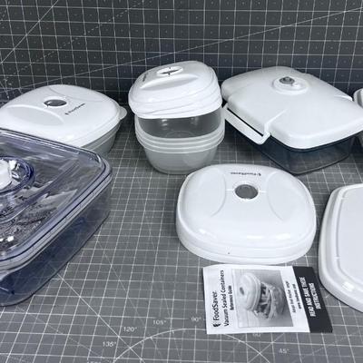 Food Saver Containers and lids