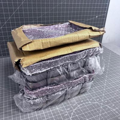 Solid Lavender NEW Temptation Oven to Table. Rectangle -With Cradle and lid! 