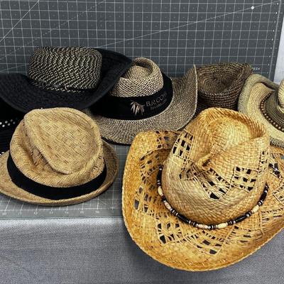 Group of Floppy Summer Hats