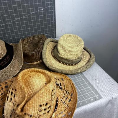Group of Floppy Summer Hats