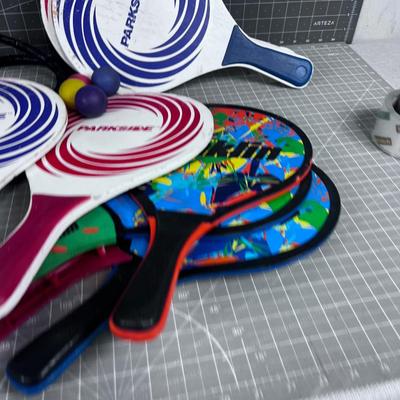 Game Paddles and Balls