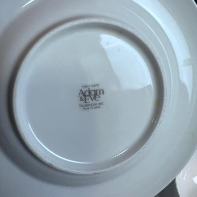 Adam & Eve Tableware 7 Cups and Saucers