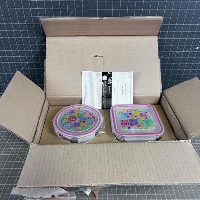NEW Lock & Lock with Mixed Glass MCM Design NEW 