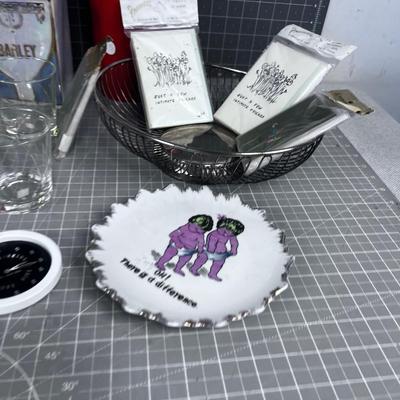 Mixed Lot of VINTAGE Bar Ware and such