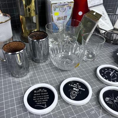 Mixed Lot of VINTAGE Bar Ware and such