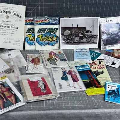 Mixed Lot of Paper & Patterns 