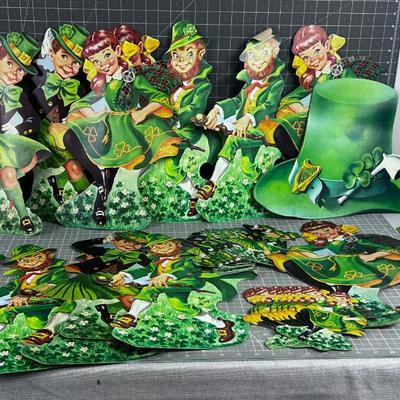 AWESOME Vintage Cut Outs all St. Patrick's DAY