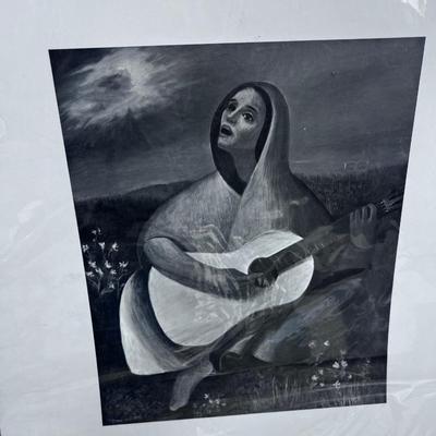 4 South Western or Mexican ART PRINTS 