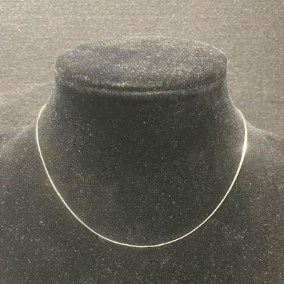 925 Sterling Silver 15" Necklace Chain