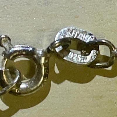 925 Sterling Silver 15" Necklace Chain