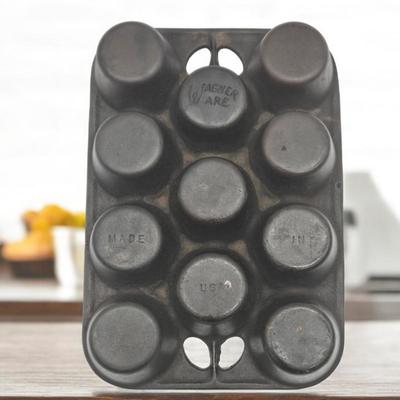 Wagner Ware Cast Iron Muffin Pan
