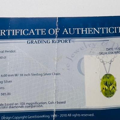 LARGE JEWELRY LOT~Peridot, Sterling, Glass & More