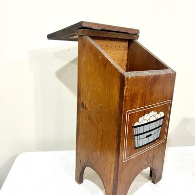 Vintage Kitchen Breadbox & Tater Bin
