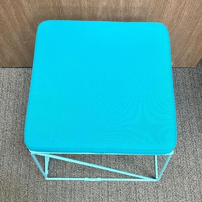 Padded Metal Framed Stool