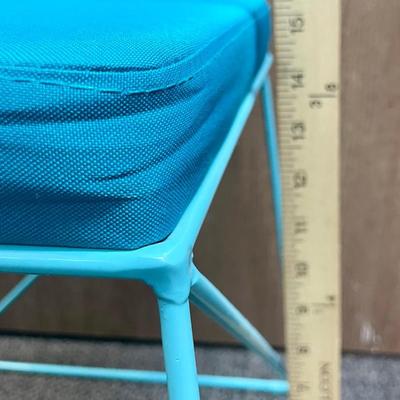 Padded Metal Framed Stool
