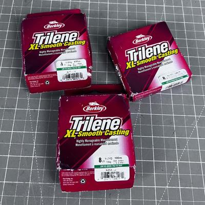 (3) Trilene LX-Smooth Casting Fishing Line