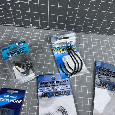Large Lot of Mostly Fishing Hooks 