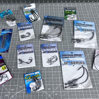 Large Lot of Mostly Fishing Hooks 