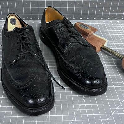 NUSHOE BLACK Classic Wingtips 