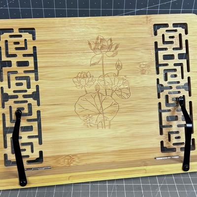 Bamboo Cookbook Holder 