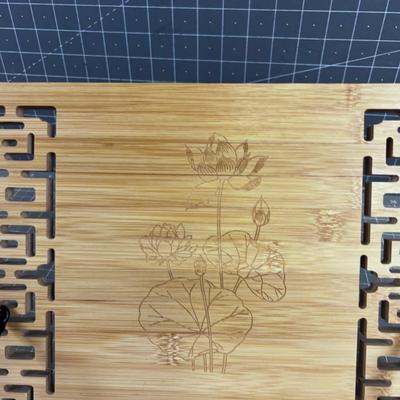 Bamboo Cookbook Holder 
