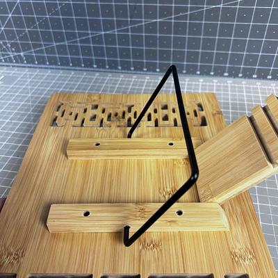 Bamboo Cookbook Holder 