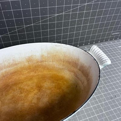 Extra Large Enamel ROASTER Seafoam Color