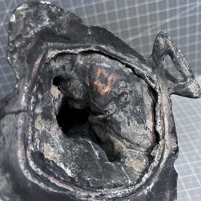 Bronze Art Nouveau CANDLE Stick 