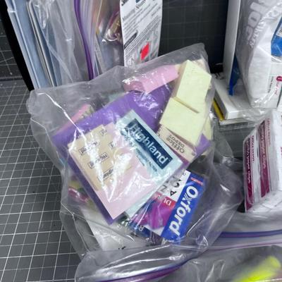 Small Tub of Office Supplies 