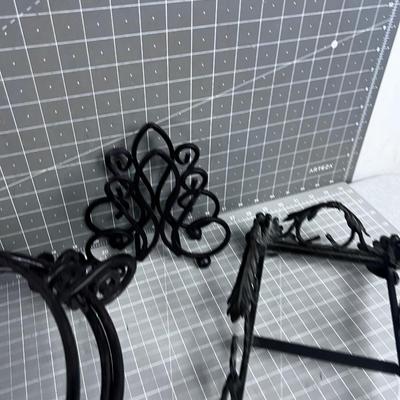 Lot of Metal Cradles and Racks 