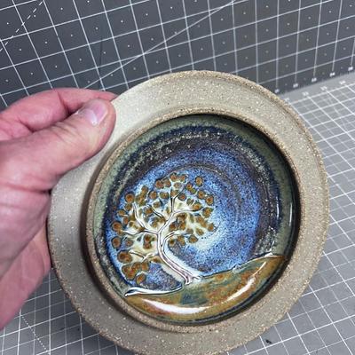 Neat little Forks, Spoons and Knives with Tree of Life Plate 