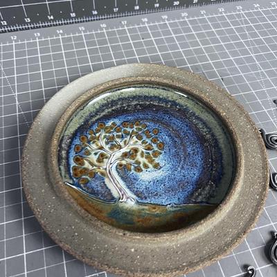 Neat little Forks, Spoons and Knives with Tree of Life Plate 